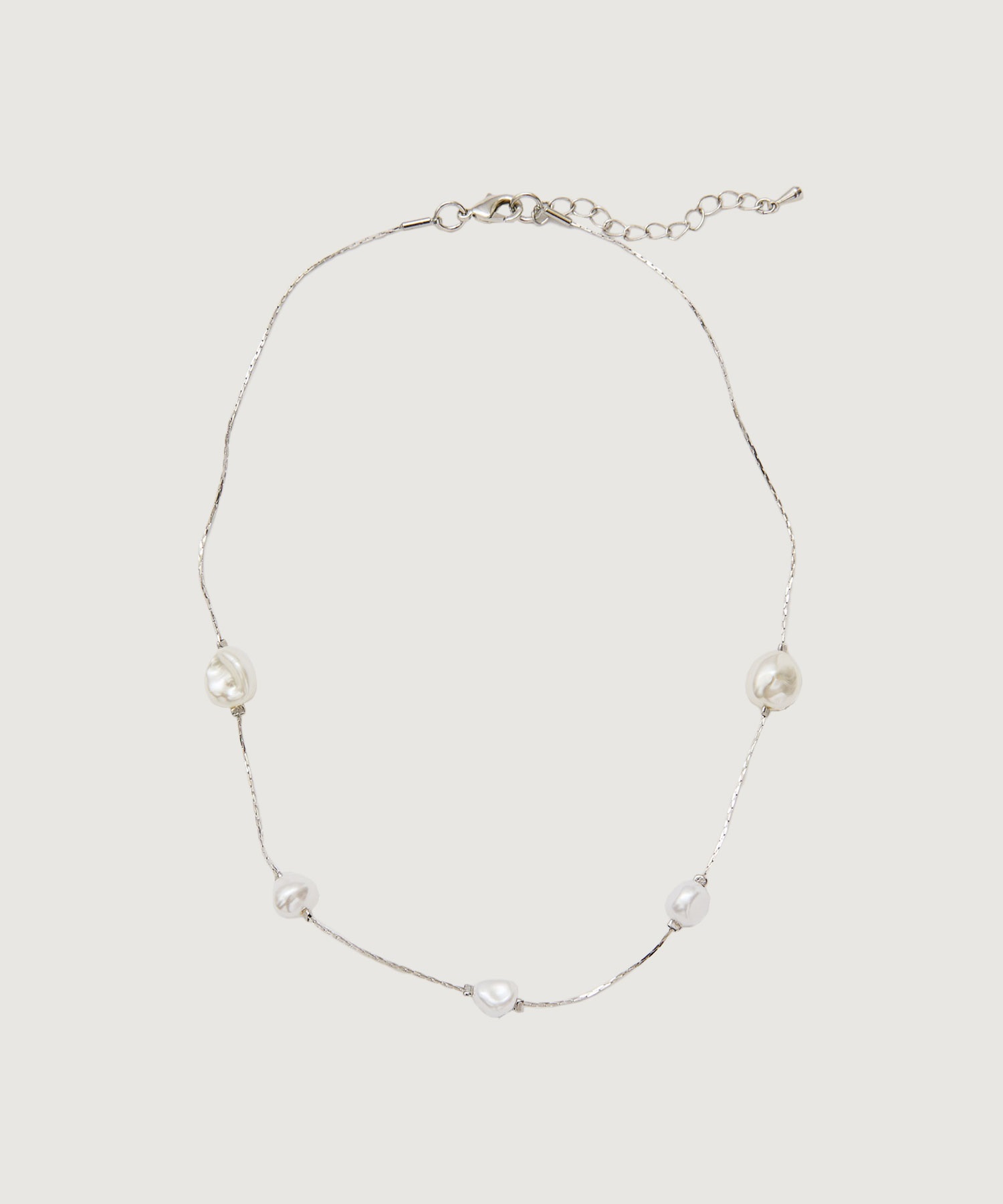 【予約販売】path necklace(シルバー-F)