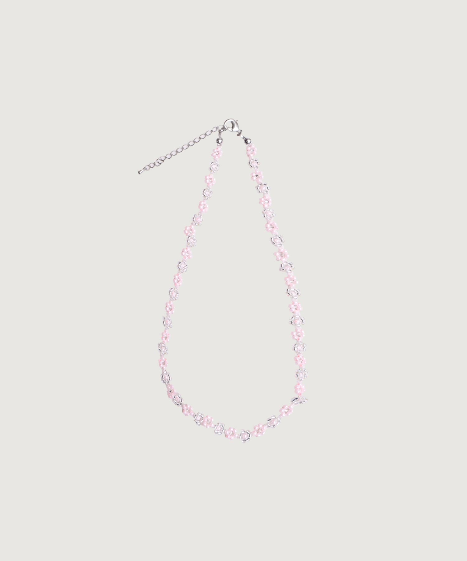 【予約販売】tiny garden necklace(ピンク-F)