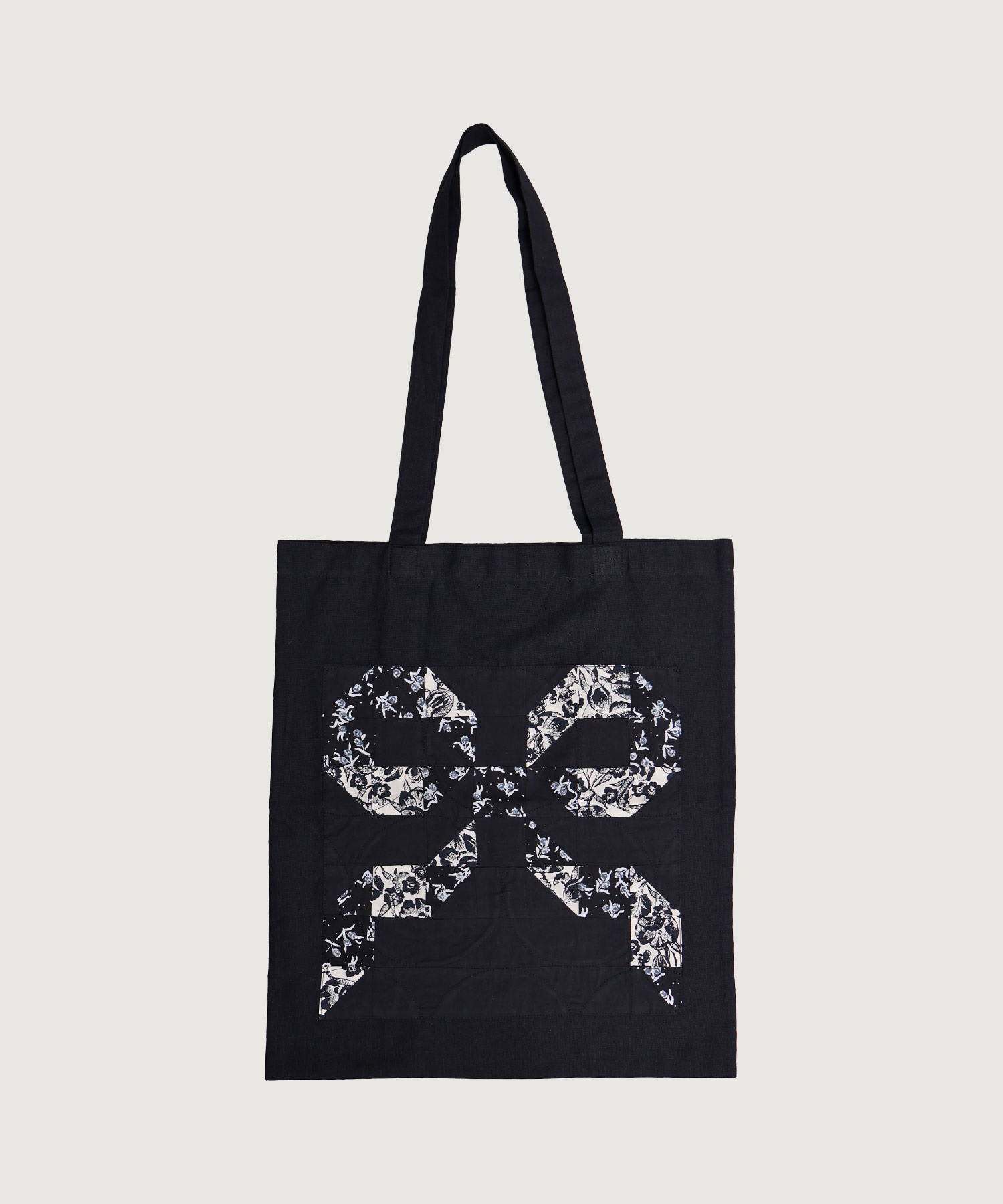 fig London patchwork bag(ブラック①-F)