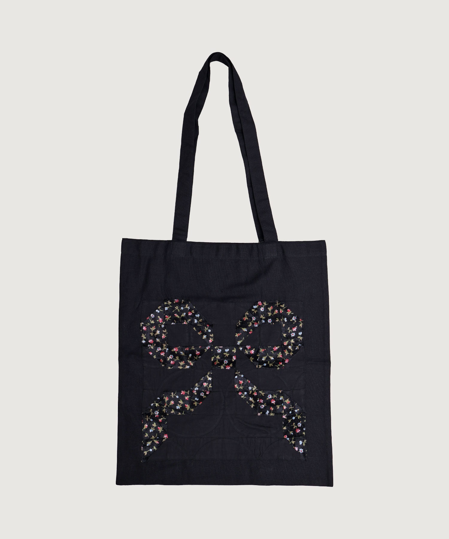 fig London patchwork bag(ブラック②-F)