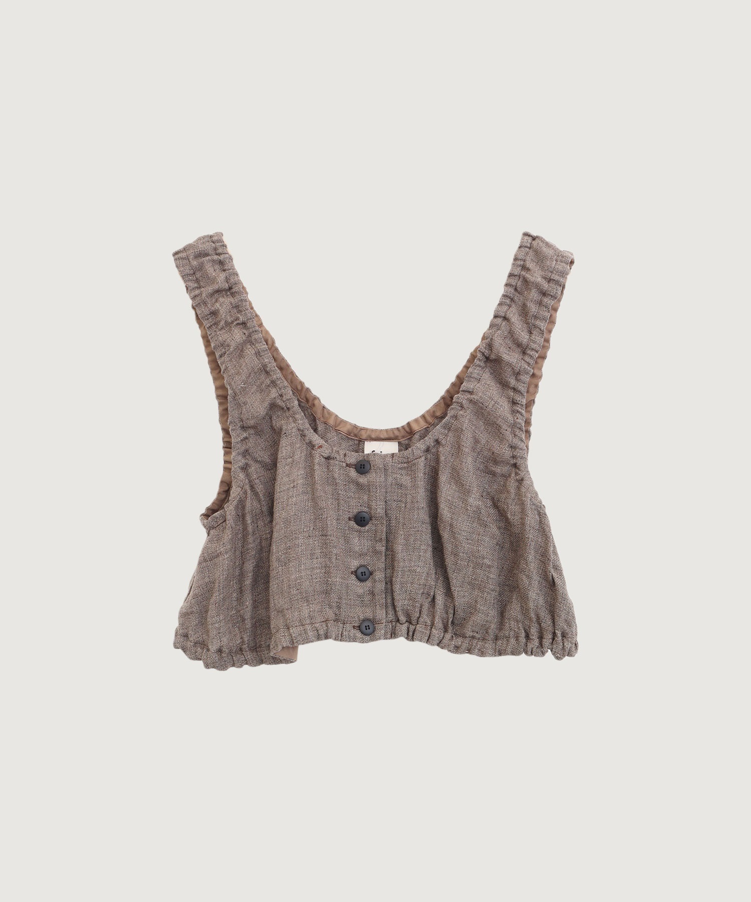 classic LINEN bustier(コゲチャ-F)