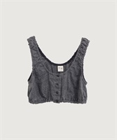 classic LINEN bustier(グレー-F)