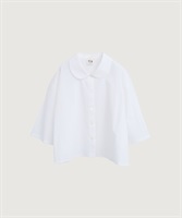 round collar shirt(シロ-F)