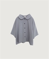 round collar shirt(グレー-F)