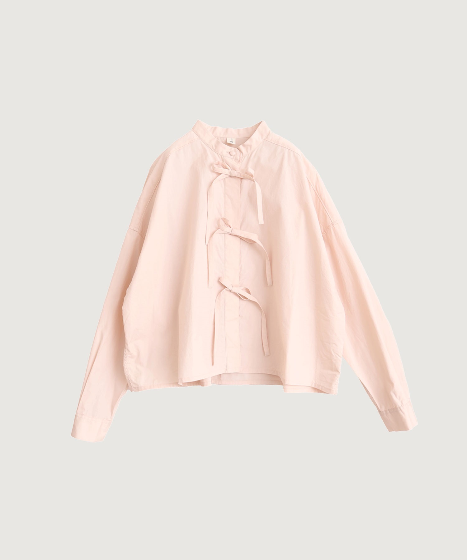 ribbon shirt(ピンク-F)