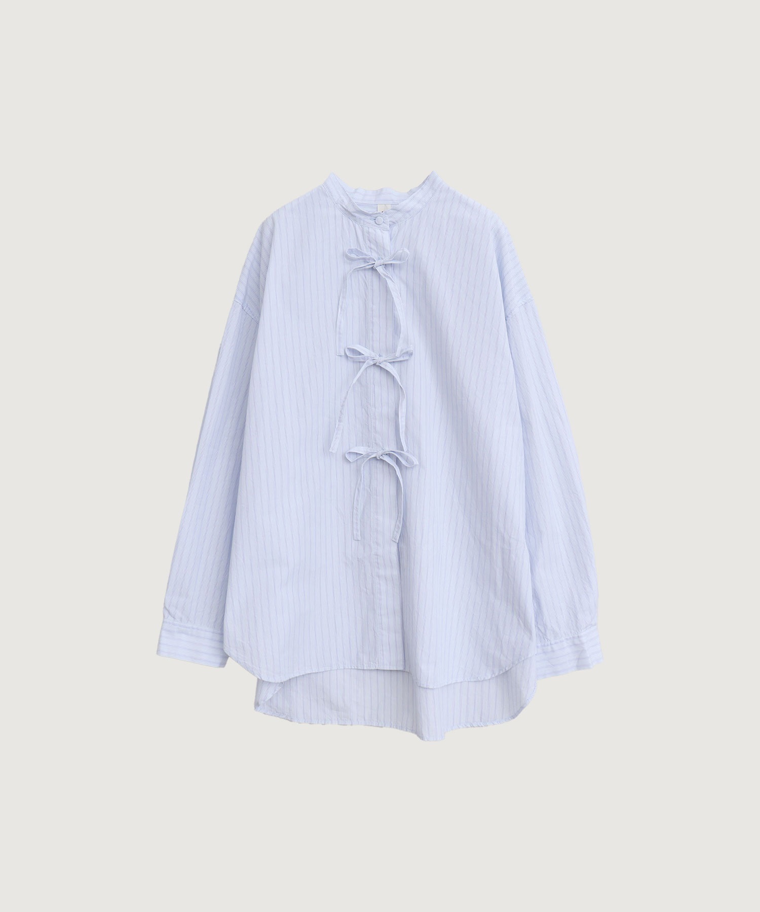 ribbon long shirt