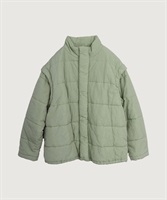 puff 2way coat(ミントグレー-F)