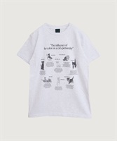 【予約販売】cat studies Tshirt(アッシュグレー-F)