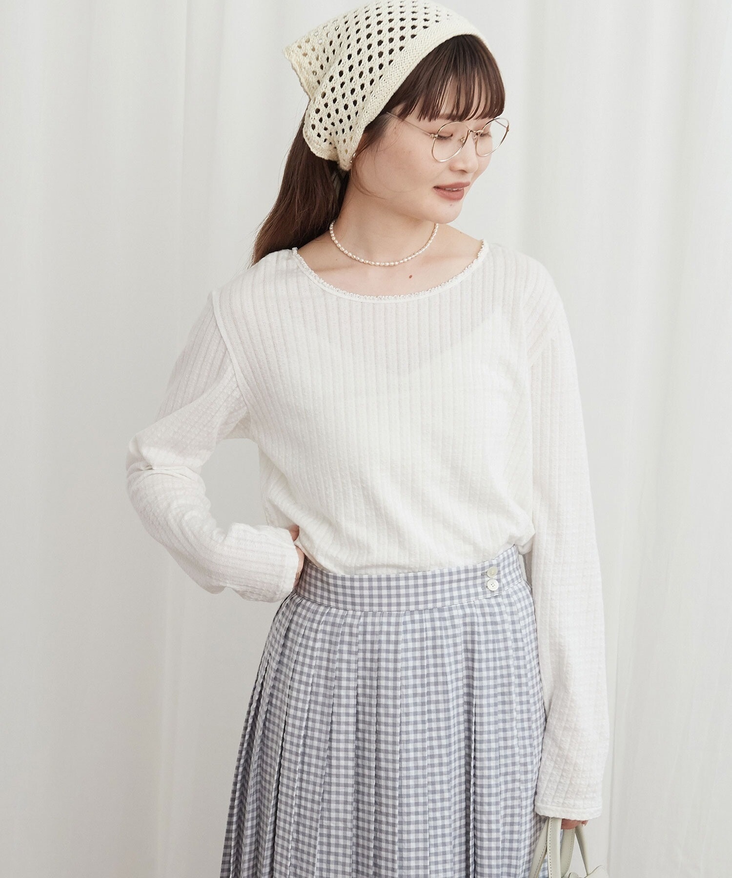 eyelet tereko long sleeve