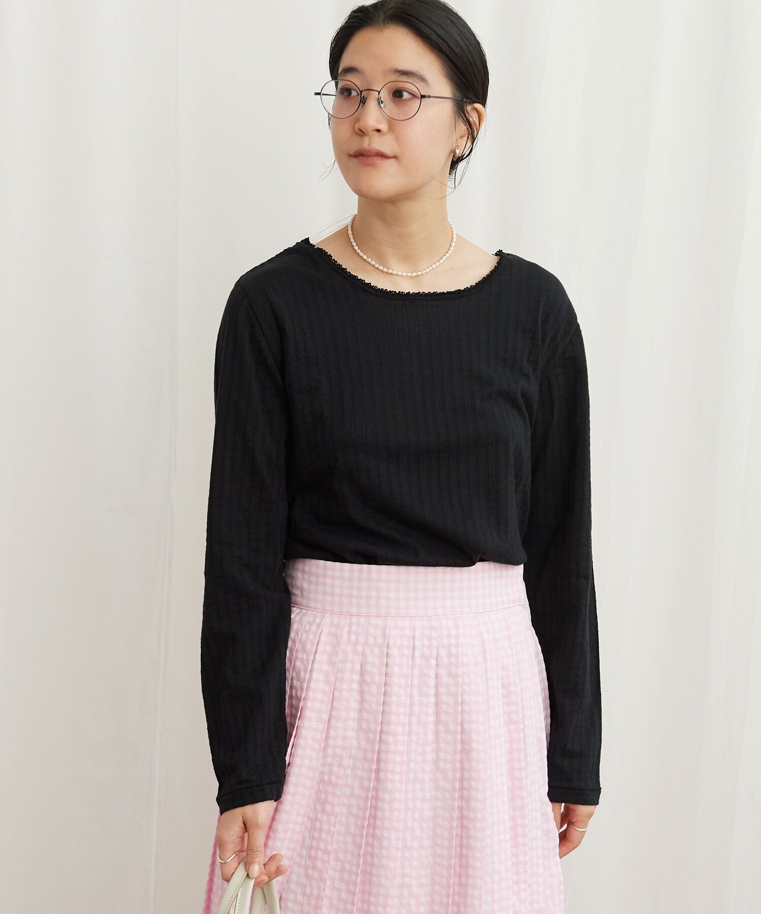 eyelet tereko long sleeve