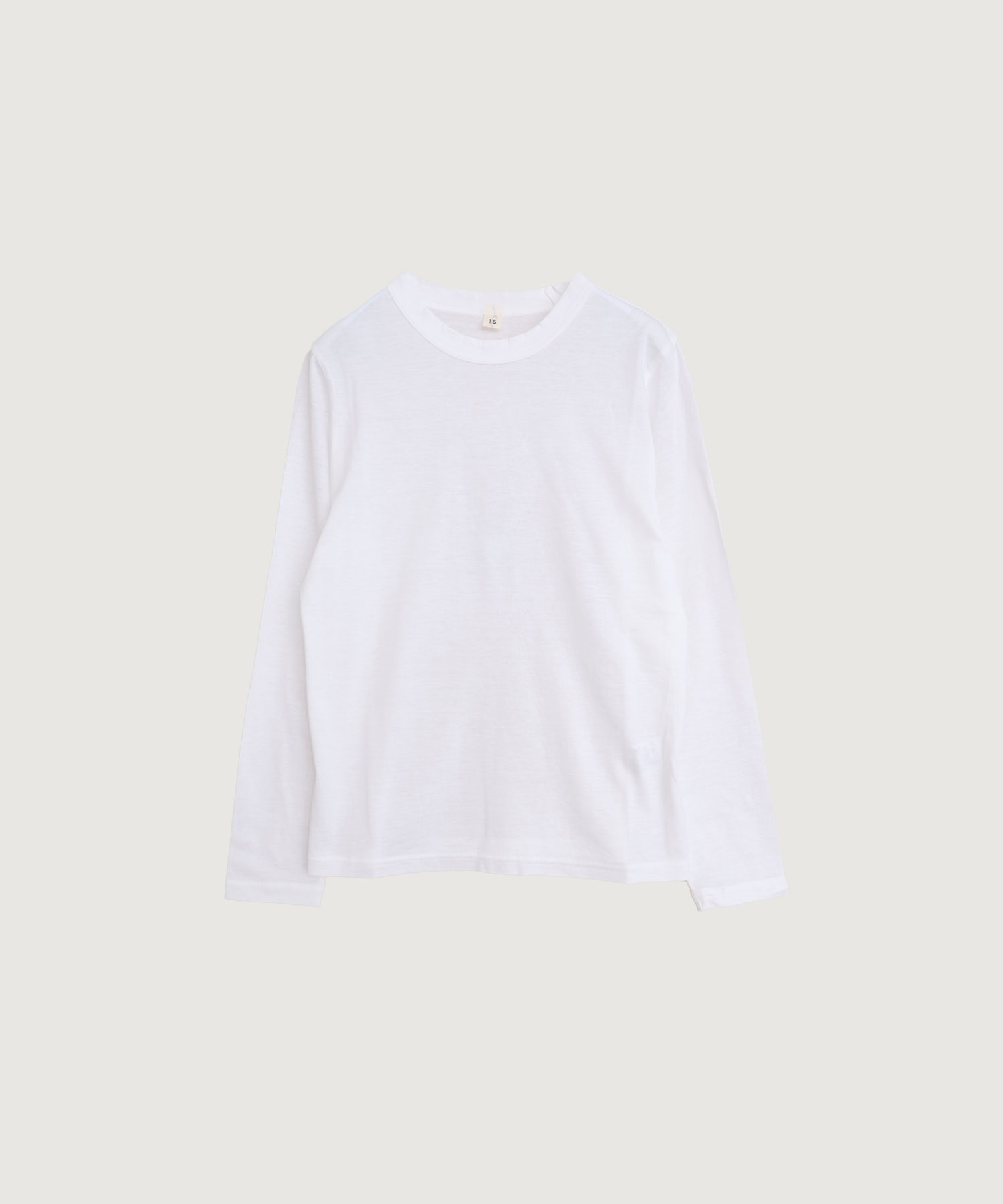 simple smooth long sleeve(シロ-F)