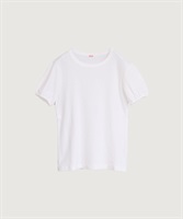patternmesh puff Tshirt(シロ-F)