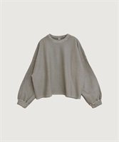 【予約販売】pigment bio pullover(グリーン-F)