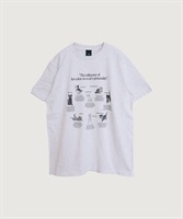 【予約販売】cat studies kids Tshirt(アッシュグレー-F)