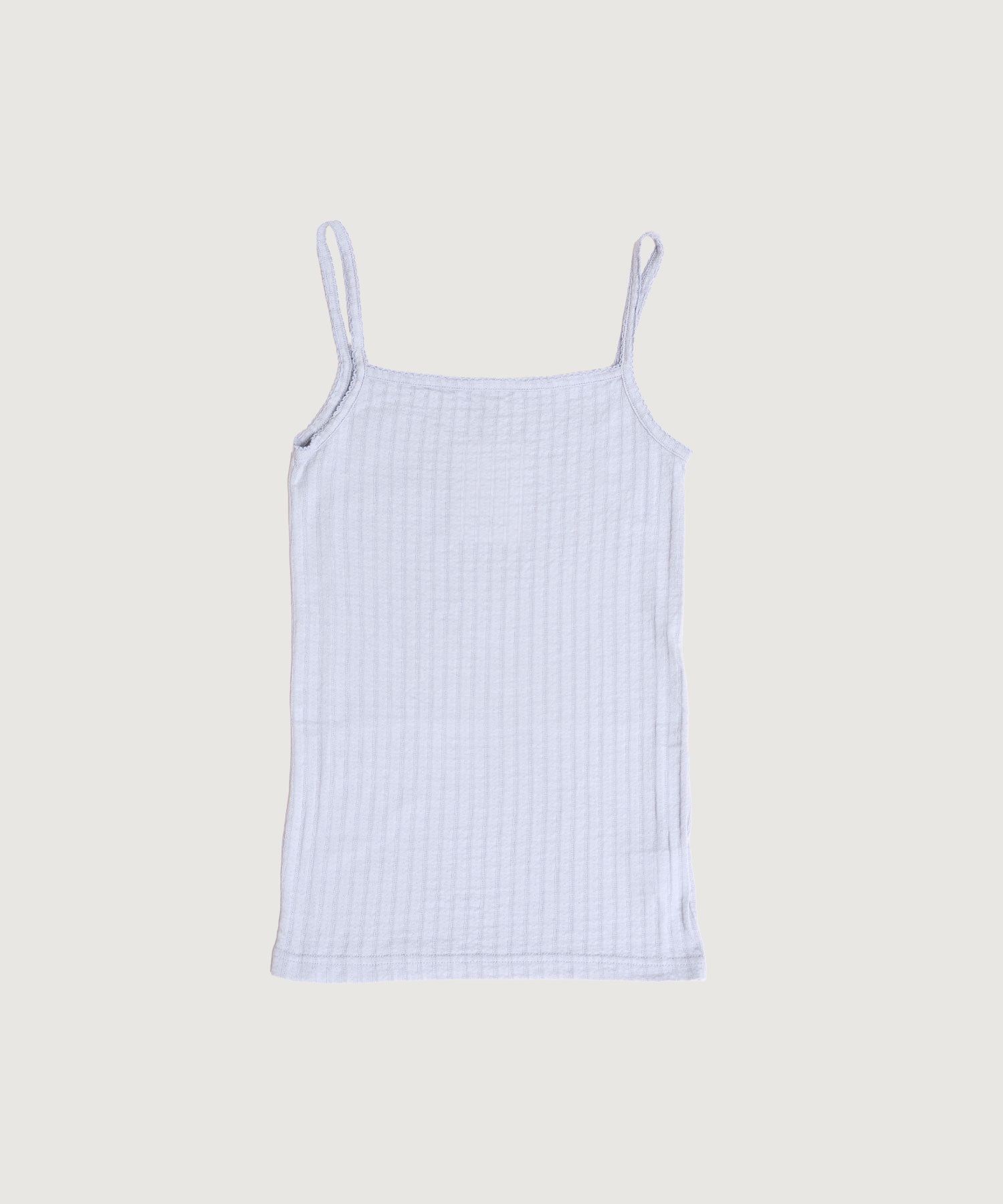 eyelet tereko camisole(グレー-F)