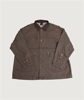 【予約販売】colored denim coverall(カーキ-F)