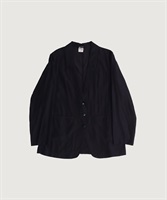 CottonCupra twill jacket(クロ-F)