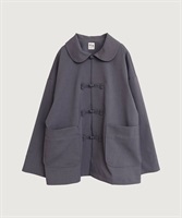 【予約販売】standard knot button jacket(グレー-F)