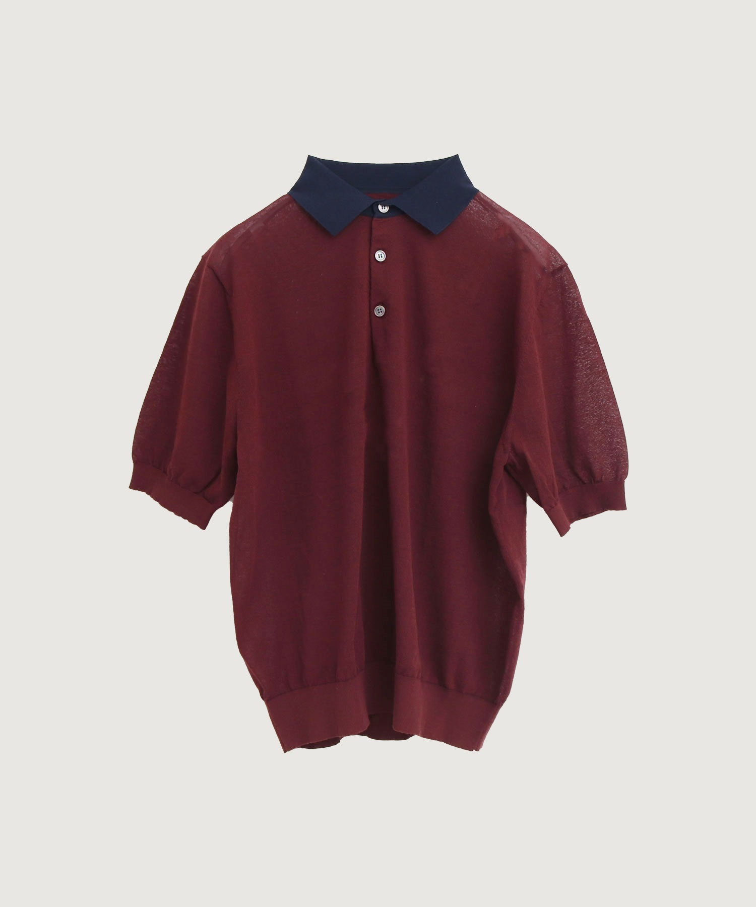 SHEER knit polo