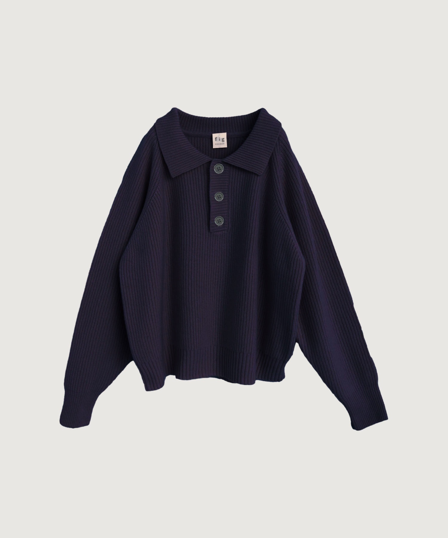 AIR WOOL polo(コン-F)