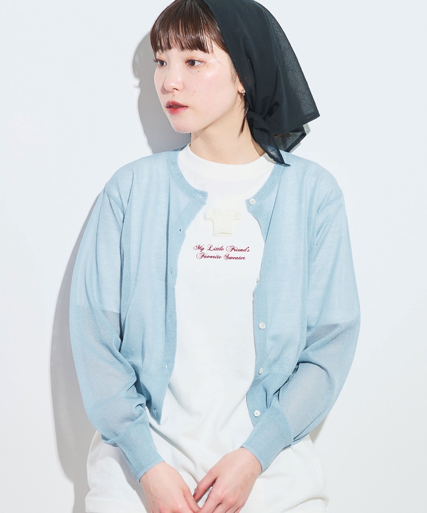 raw cardigan