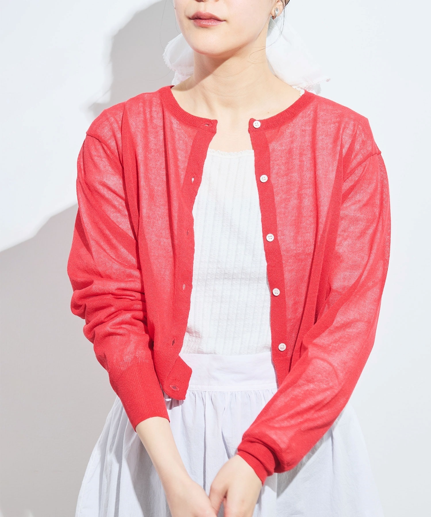 raw cardigan