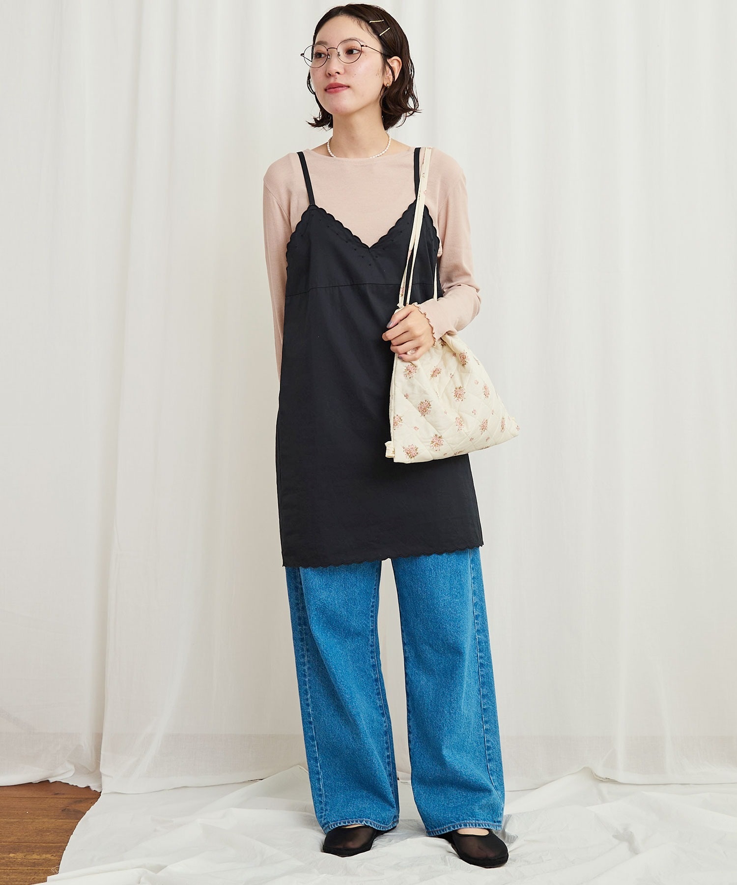 cutwork mini dress