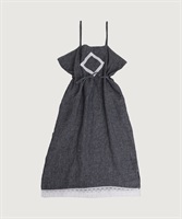 【予約販売】Oolong apron dress(チェック-F)