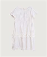 【予約販売】deco mini dress(シロ-F)