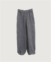 【予約販売】classic LINEN pants(グレー-F)