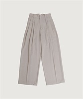 【予約販売】3tuck pants(ベージュ)
