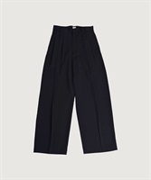 【予約販売】3tuck pants(クロ)