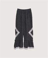 【予約販売】Oolong pants(チェック-F)