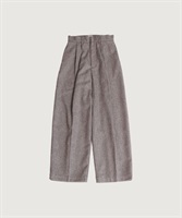 WOOL TWEED trousers(グレー-0)