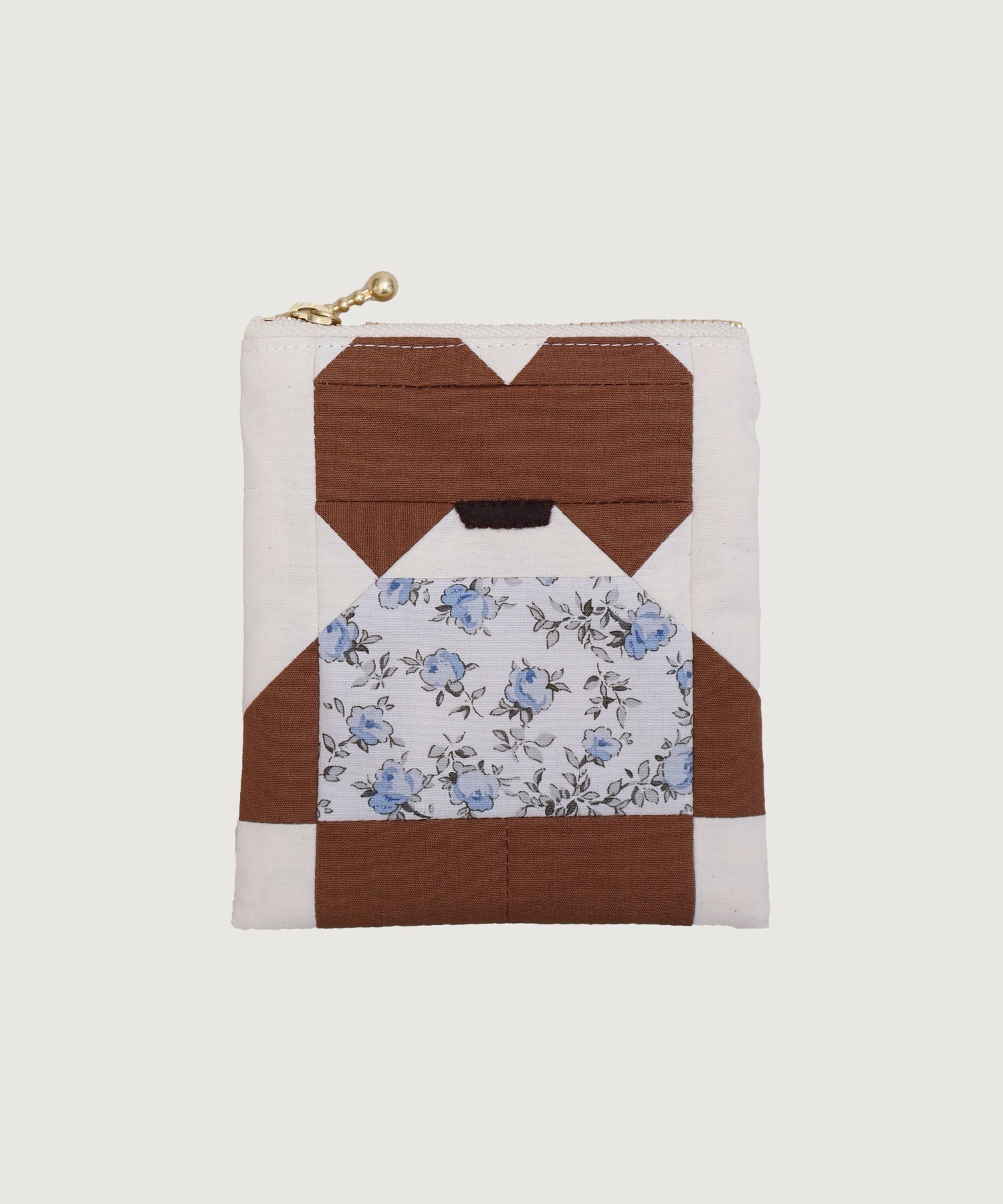 くまのパッチワークポーチ(①-F)