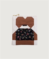 くまのパッチワークポーチ(②-F)