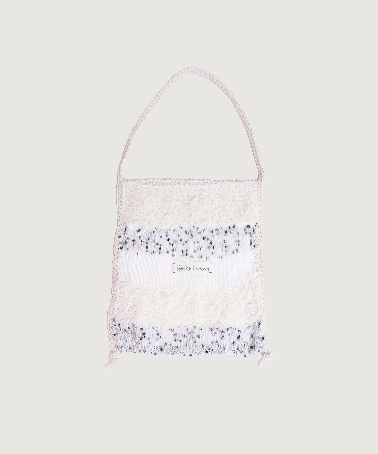 【予約販売】ぽつぽつ糸のcraft　knitバッグ
