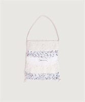 【予約販売】ぽつぽつ糸のcraft　knitバッグ(キナリ-F)