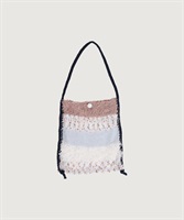 【予約販売】ぽつぽつ糸のcraft　knitバッグ(コン-F)