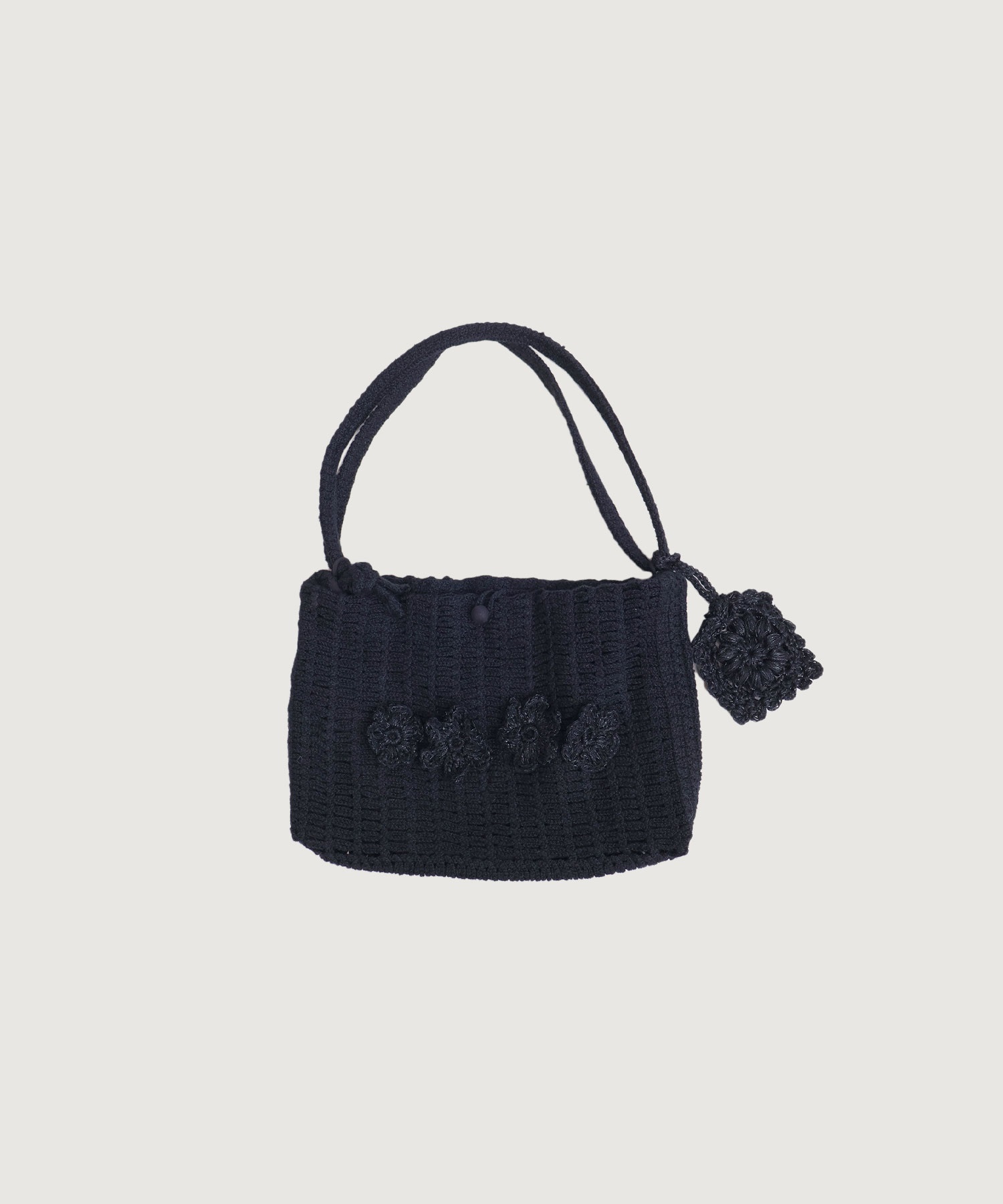 【予約販売】handcraft　かぎ針編みのようなミニバッグ
