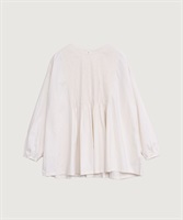 バスクシャツみたいなピンタックブラウス(キナリ-F)