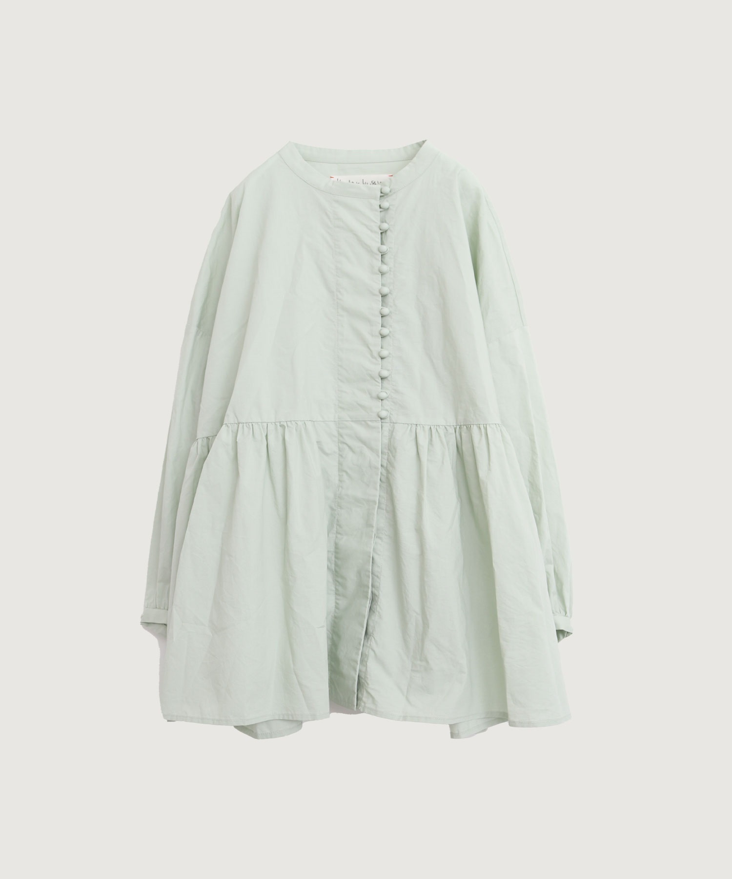 タイプライターころころボタン　ブラウス