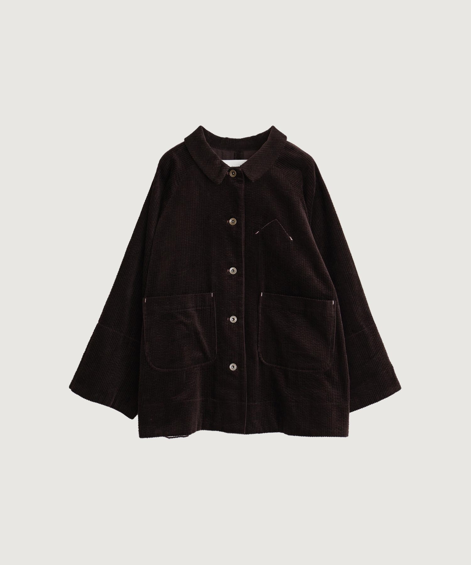 6Wコーデュロイ　隠れハウスポケットブルゾン