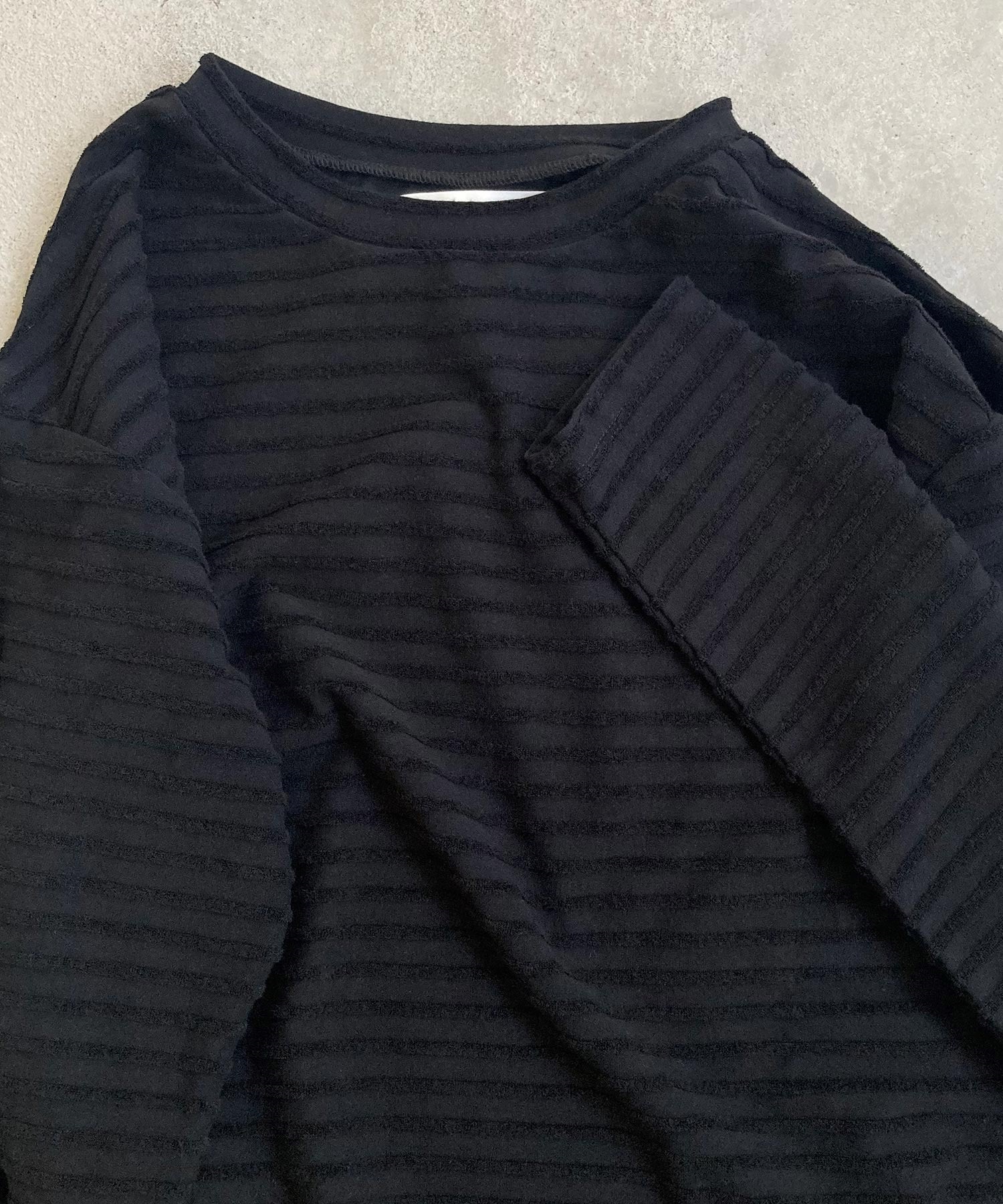 パイルボーダー ながそでＴシャツ