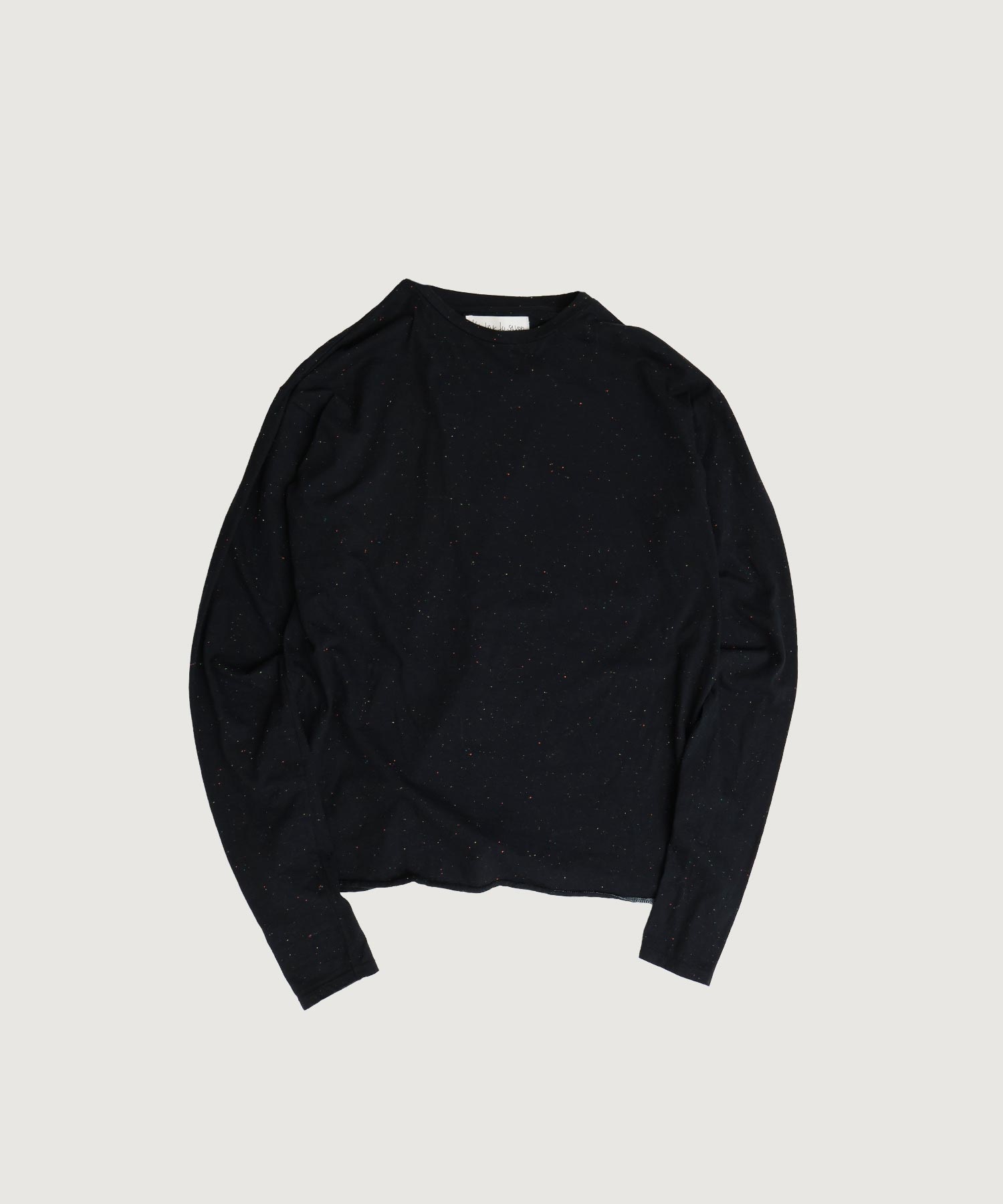 【予約販売】カラフルネップ天竺　くしゅ袖Tシャツ