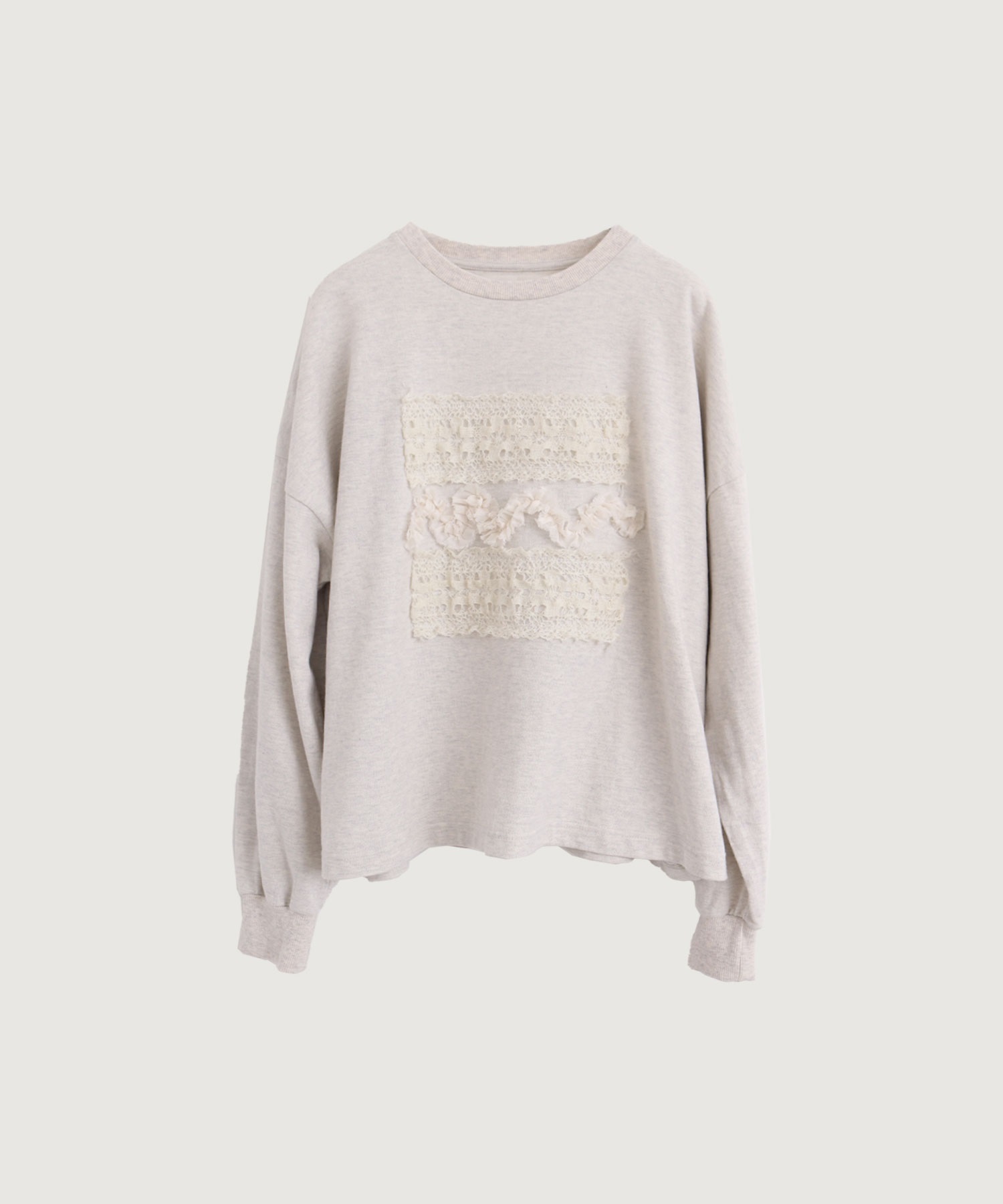 モヘアレース サンドイッチフリルT