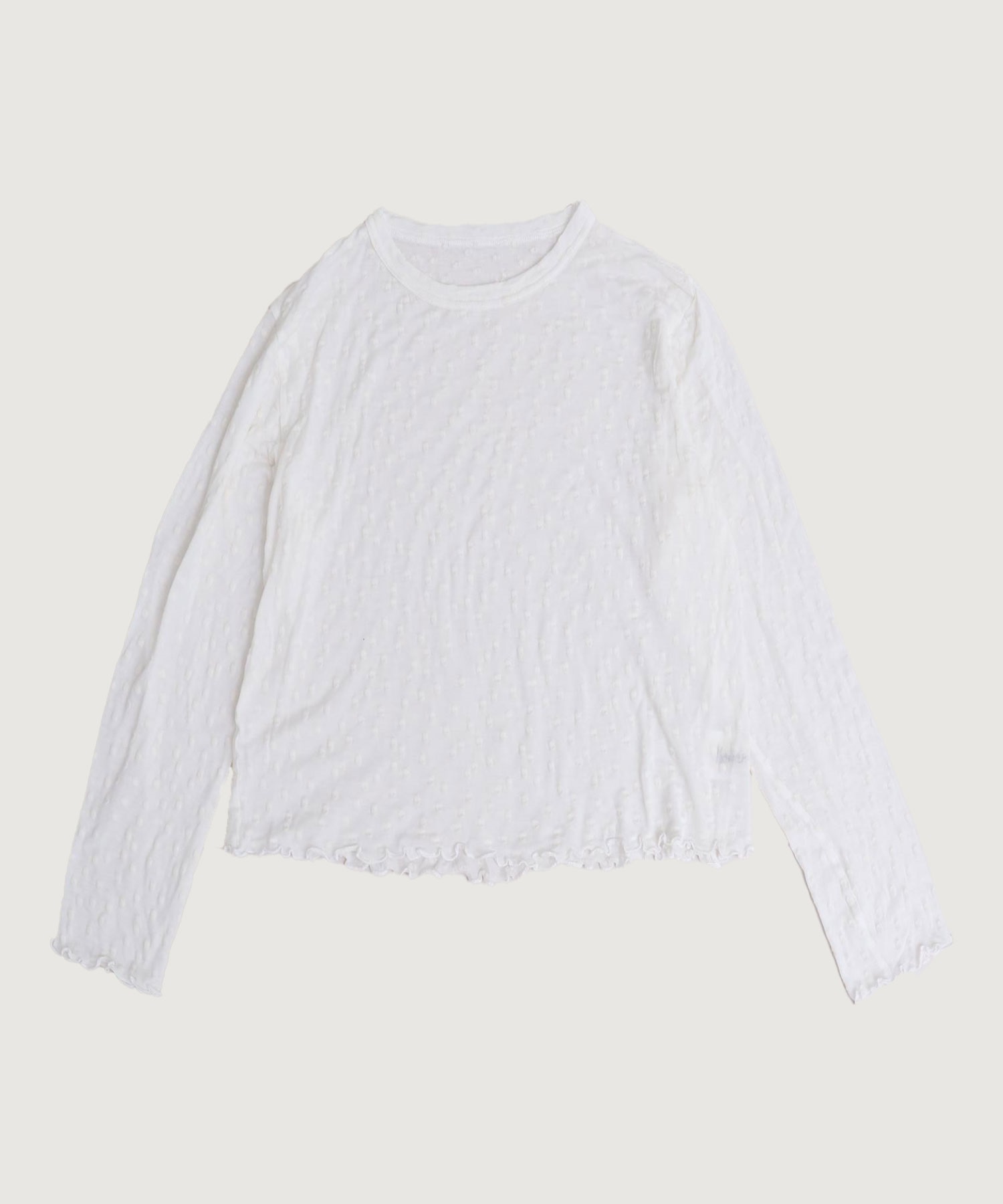 すけすけドット　ロンT(キナリ-F)