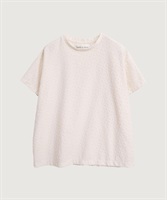 【予約販売】小ドットパイル半袖Tシャツ(キナリ-F)