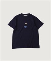 【限定】植木のお花 さがら刺繍Ｔシャツ(コン-F)