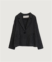 ウールガーゼジャケット(チェック-F)